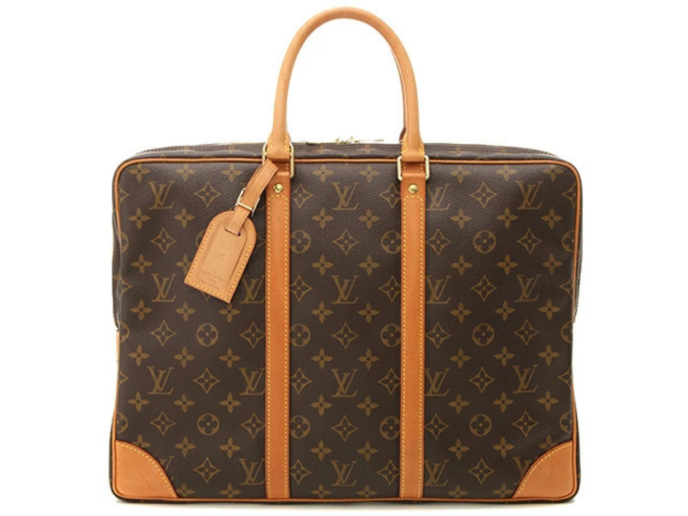 Louis Vuitton Porte documents Voyage Monogram Business Bag Briefcase